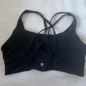 Lululemon Energy Longline Black Bra- 12